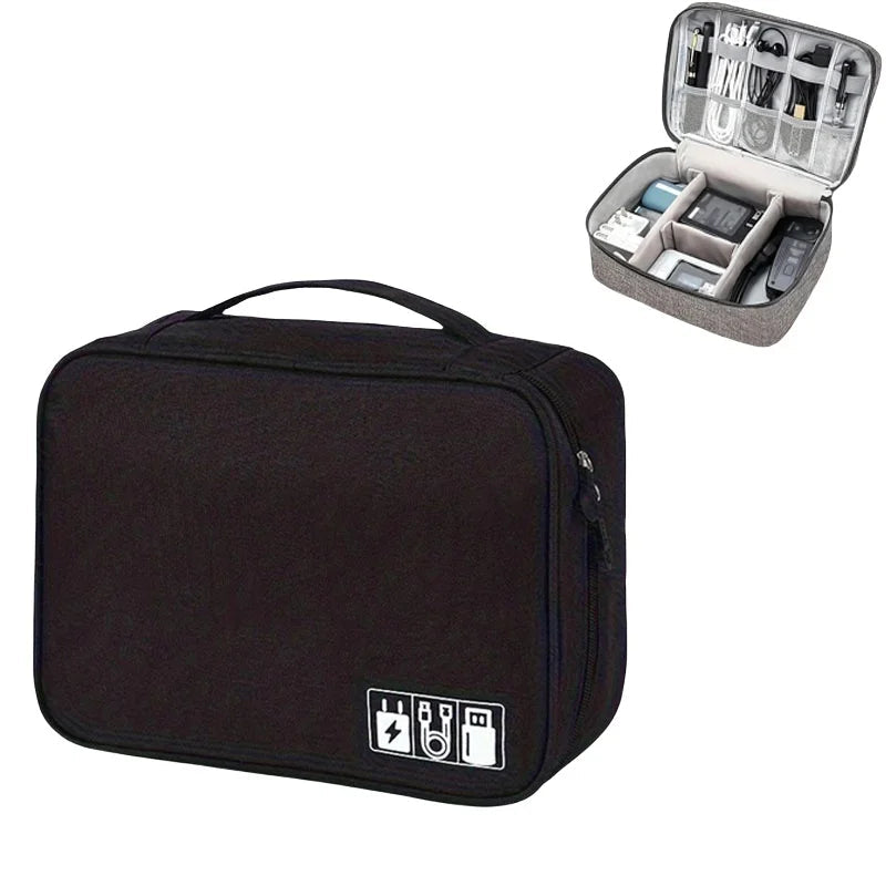 Organisateur Valise Transport de Câbles et Appareils Electroniques - Grand format