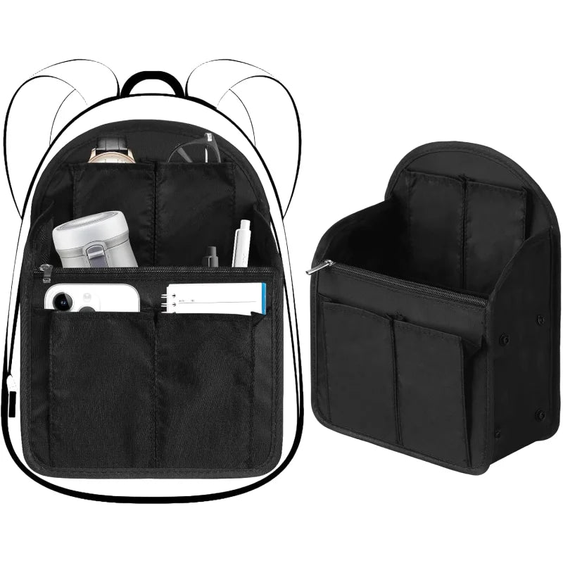 Organisateur de Sac à dos - Couleur Noir