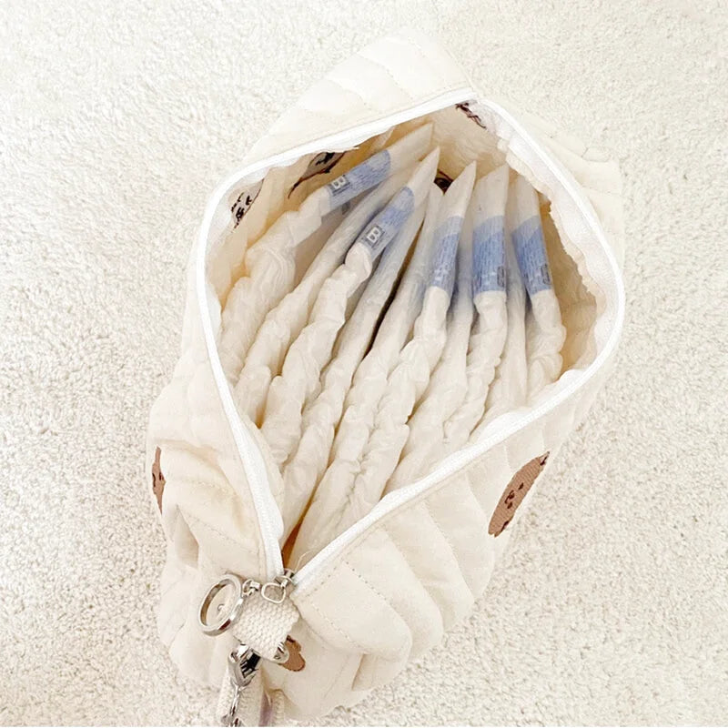 Organisateur de Sac à Langer - Pochette Couches - Motif Ourson