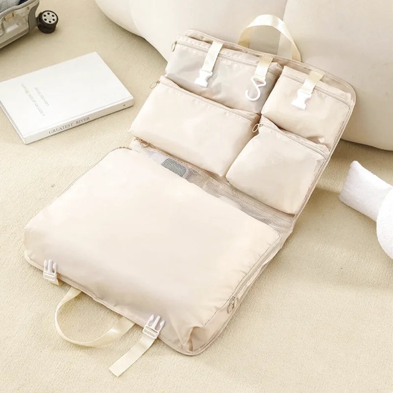 Organisateur de valise 6 en 1 - Couleur Beige