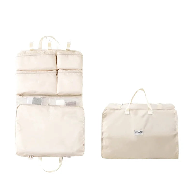 Organisateur de valise 6 en 1 - Couleur Beige