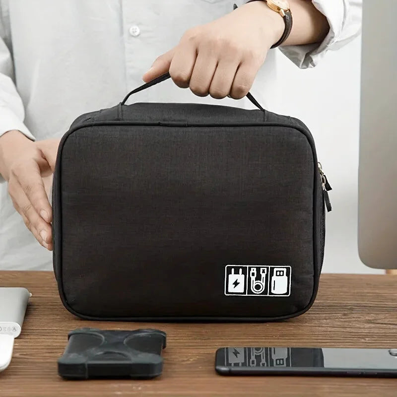 Organisateur Valise Transport de Câbles et Appareils Electroniques - Grand format