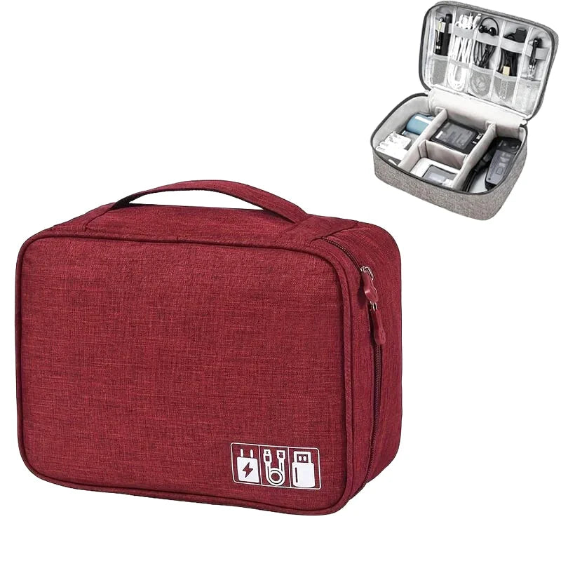 Organisateur Valise Transport de Câbles et Appareils Electroniques - Grand format