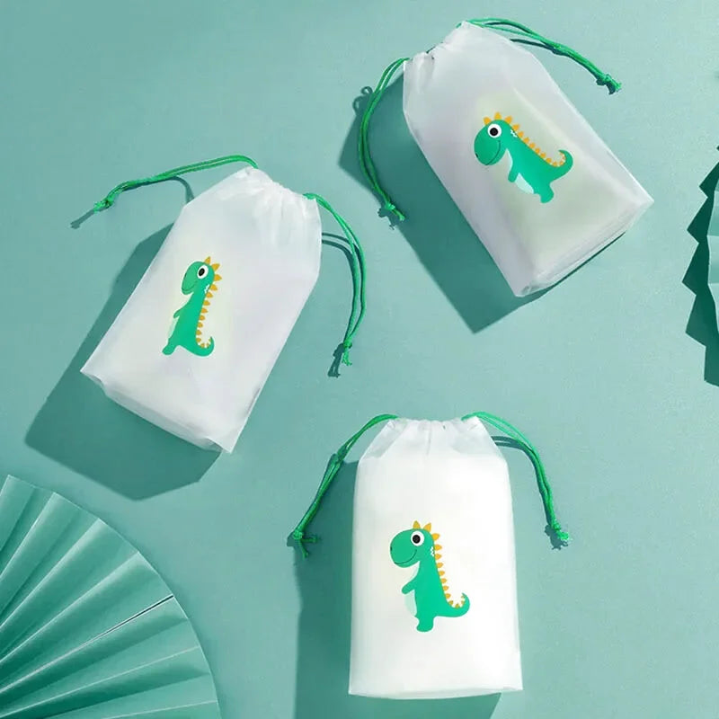 Sac Transparent Organisation Valise pour Enfants - Motif Dinosaure